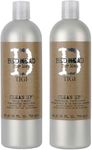 Bed Head for Men by TIGI Clean Up Shampoo & Conditioner Set, 2x 750ml, Salon Quality Daily Hair Care, Deep Cleansing, Hydrating & Scalp Refreshing Treatment with Peppermint & Menthol