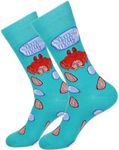 TC9SOCKS Funny Socks for Women & Men - Vibrant Novelty Socks with Hilarious Jokes - Funny Dress Socks Crazy Patterns