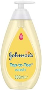 Johnson's Baby Top to Toe Wash (1 x 500 ml), Gentle & Mild Head to Toe Wash for Newborn Care, Newborn Essentials No More Tears, Suitable for Babies First Bath, Kids and Adults