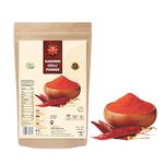 Kashmiri Chilli Powder I Red Chilli Powder I Premium Quality I 400G | Kashmiri Red Chili Powder for Cooking in Resealable Zip Lock Pouch