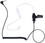 Keyblu Surveillance Kit Acoustic Tube Listen-only Earpiece for 2 Way Radio (3.5MM)