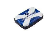 Unicorn Ultra Gary Anderson Darts Case | Sleek Black with Stylised Scottish Saltire Design | Extra Storage for Spares & Accessories | Foam Inner Holds and Protects 2 Set of Fully Loaded Darts