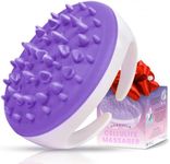 Scala Silicone Cellulite Massager, Bath Shower Scrubber Accessories, Bathroom Toys, Cellulite Remover, Body Massager Tool, Exfoliator, Fat Roller Use with Creams and Oils, Purple