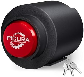 2025 Upgraded Trailer Hitch Locks Fits 2-5/16 Inch Coupler, Heavy Duty Trailer Lock, Anti-Theft Trailer Coupler Lock for RV, Trailer, Boat, Pickup(Red)