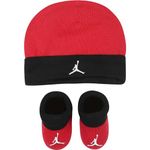 Nike Jordan Infant Baby Hat and Booties Set