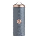 Typhoon Henrik Grey And Copper Coated Steel Pasta Storage Canister, 110 x 270 cm