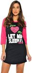 Just Love 6084-11-M Sleep Dress for Women/Sleeping Shirt/Nightshirt