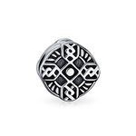 Religious Celtic Trinity Cross Irish Viking Love Knot Charm Bead For Women .925 Sterling Silver Fits European Bracelet