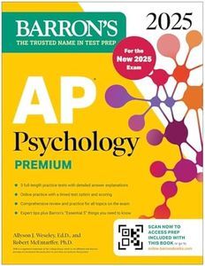 AP Psychology Premium, 2025: Prep Book for the New 2025 Exam with 3 Practice Tests + Comprehensive Review + Online Practice: 6 Practice Tests + ... Review + Online Practice (Barron's AP Prep)