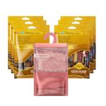 Humicure Moisture Absorber Dehumidifier | 500ml Absorption Capacity | Prevents Mold, Dampness & Odor in Wardrobe, Bathroom, Kitchen & Bedroom | 220g x 6 (Royal Oud)