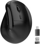 Bluetooth Wireless Ergonomic Mouse USB C Rechargeable, Wireless Vertical Mouse 4000DPI Carpal Tunnel Right Hand for Laptop/Computer/Apple Desktop/iMac/Surface Pro