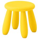 Ikea Mammut Children'S Stool, In/Outdoor, Seat Height: 30 Cm (11 3/4 ") (Yellow) - Plastic