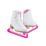 Jackson Classic Pink SoftSkate 380 Womens/Girls Ice Figure Skates/JUST LAUNCHED NOV 2020 with Top Notch Skate Guard - Womens Size-8.0