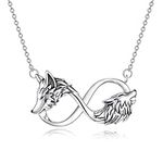 YFN Wolf Necklace Sterling Silver I