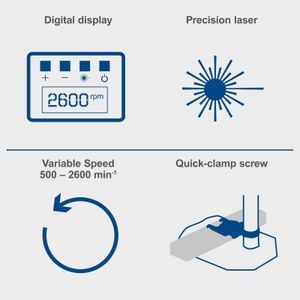 Scheppach DP55 Bench Pillar Drill – 710W, Digital Speed, Laser, 13mm Chuck