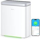 GoveeLife Smart Air Purifier for Home Large Rooms and Allergies, Covers up to 97m², PM2.5 Monitor, HEPA Sleep Mode, 3-in-1 Filter with App and Alexa Control for Pet Hair, Pollen, and Odors