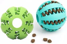 HUAOAO 2 Pcs Dog Treat Ball, Dog Fo