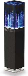 Emerson EHS-2001 Dancing Water Light Tower Speaker System with Bluetooth and FM Radio, Floor-Standing Wireless Speaker with LED Water Fountain Light Show, Crystal Clear Sound, Bluetooth Streaming