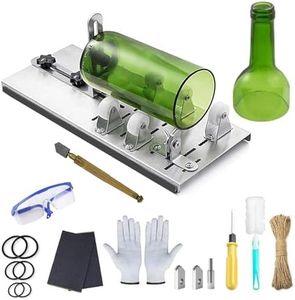 ByooLihng Glass Bottle Cutter, Glass Cutting Kit for Wine Beer Liquor Whiskey Alcohol Champagne, Glass Cutter Bundle for DIY Project Crafts