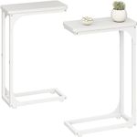 QEEIG Narrow C Shaped Side Table Se