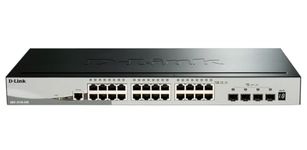 D-Link DGS-1510-28X 28-Port Gigabit Stackable Smart Managed Switch including 4 10G SFP+ (Smart Fans)