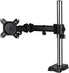 ARCTIC Z1 (Gen 3) - Desk Mount Single Monitor Arm for Screens up to 34"/38'' Ultrawide, up to 15 kg (33 lbs), Easy Monitor Mount Adjustment - Matt Black