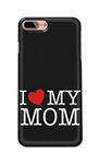 PRINTFIDAA I Love My Mom Printed Designer Hard Case for iPhone 7 Plus (5.5") / iPhone 8 Plus (5.5"), A1784, A1661, A1785 Back Cover -(4V) SES1006