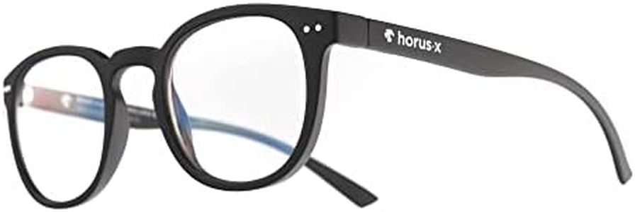 HORUS X • Urban Clear Blue Light Blocking Glasses for Screens - Computer Tablet Smartphone TV Glasses | UV Protection Anti-Fatigue and Eyestrain - Improved Sleep - Men and Women