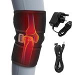 MOFAJANG Heated Knee Pad, Knee Brace Heat Therapy, 3 Heating Modes Knee Warmer Wrap for Joint Pain Relief, Come with Power Plug & USB Cable-1PC