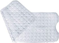 Non Slip Bathtub and Shower Mat Bath Mat for Tub and Shower for Kids and Elderly Clear 15 x 38 Inch