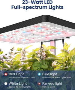 iDOO Hydroponics Growing System – 12 Pod Indoor Garden Kit