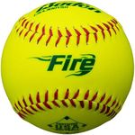 Baden USA (ASA) Fire Synthetic Cover Slowpitch Softball 11" (One Dozen)