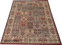 anas carpet Traditional Silk Touch Extra Blossom Look Carpet for Living Room, Bedroom and for Hall Size 4 X 6 Feet (Color-Multi)