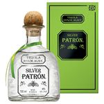 PATRÓN Silver Premium Tequila with Gift Box, Made from the Finest 100% Weber Blue Agave, Handcrafted in Small Batches in Mexico, 40% ABV, 70cl / 700ml