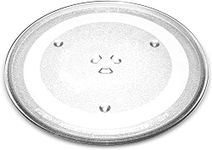 AV Microwave Oven Glass Cooking Turntable Tray/Plate for Panasonic NN-CT654M Microwave Oven (12.5 inch/31.5 cm/315 mm Diameter), Transparent