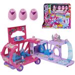 Hatchimals CollEGGtibles, Transforming Rainbow-Cation Camper Toy Car with 6 Exclusive Characters, 10 Accessories, Kids Toys for Girls Ages 5 and up