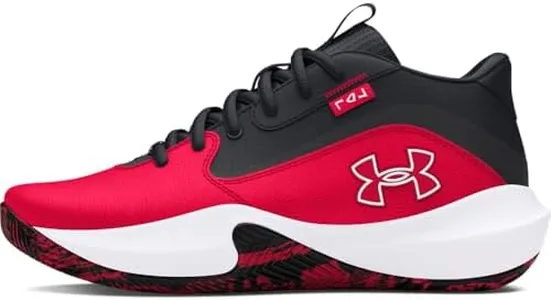 Under Armour Unisex Grade School Lockdown 7, (600) Red/Black/White, 5, US