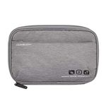 Travelon World Travel Essentials Tech Organizer, Gray Heather, One Size, World Travel Essentials Tech Organizer