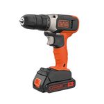 Black+Decker 18V Lithium-Ion Drill Driver with A 1.5Ah Battery