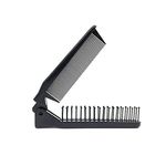 LOUISE MAELYS Portable Travel Folding Hair Brush Compact Pocket Hair Comb Double Headed Comb