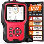 ANCEL VD700 All System OBD2 Scanner with 8 Special Functions fit for VAG Audi VW Seat Skoda Vehicles Diagnosis Code Reader Oil TPMS EPB TPS Reset Injector Adaptation Steering Angle Learn DPF Scan Tool