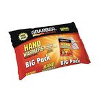 Grabber Hand Warmers - Long Lasting Safe Natural Odorless Air Activated Warmers - Up to 7 Hours of Heat - 10 Pairs