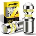 1157 LED Bulbs, AUXITO 2057 2357 7528 BAY15D LED Lights for Backup Reverse Blinker Brake Tail Lights 6000K White