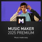 MAGIX Music Maker 2025 Premium – MUSIC MADE EASY | Music Production Software | Audio Program | Windows 10/11 | 1 PC perpetual license