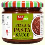 Add me Homemade Pizza & Pasta Sauce 300g | Authentic fresh Italian recipe Tomato Basil sauces Glass Pack