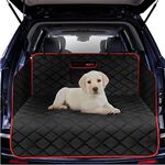 Boot Liner, Dog Car Boot Protector, Car Boot Liners for Dogs, 4 Layers Quilted Waterproof Machine Washable & Nonslip Car Boot Mat with Bumper Flap Protection, Waterproof , Boot Liner For Cars & SUV