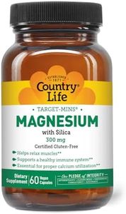 Country Life, Target-Mins, Magnesium Caps, 300 mg, 60 Vegetarian Capsules