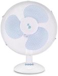 BEPER P206VEN240 Table Fan, Diameter 40 cm, 40 W, 3 Selectable Speeds, Head with Adjustable Vertical Tilt, Oscillation Function, White, Plastic