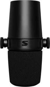 Shure MV7X XLR Microphone – Black Dynamic Podcast Mic