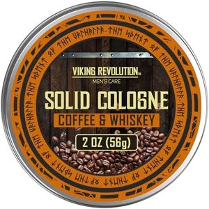 Viking Revolution Coffee Whiskey Mens Solid Cologne Men 2 Oz - Men Solid Perfume with Coffee and Whiskey Scent Cologne for Men - Balm Cologne for Mens Cologne Balm Travel Cologne Wax (1 pack, 2 Oz)